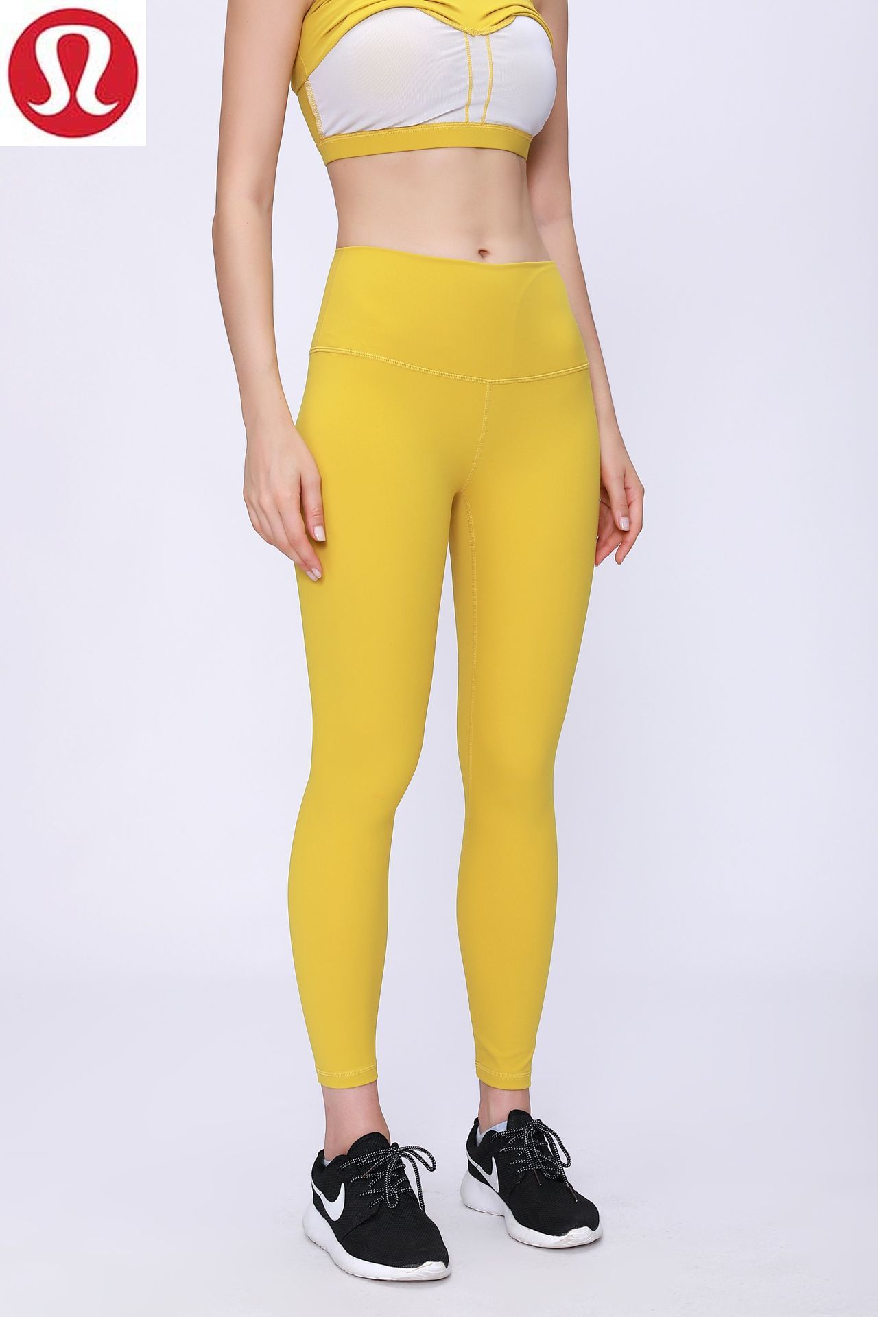 Lululemon yellow leggings hotsell