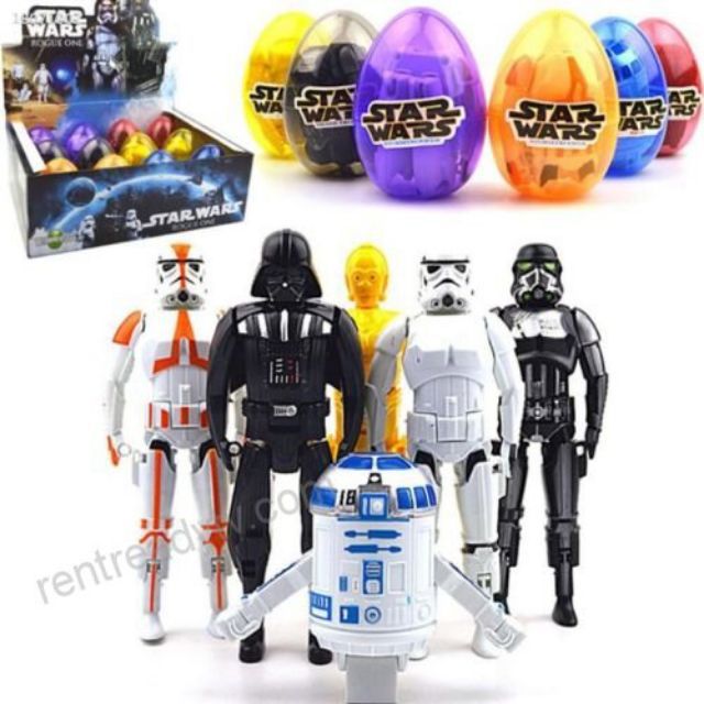 Star Wars deformed egg toys