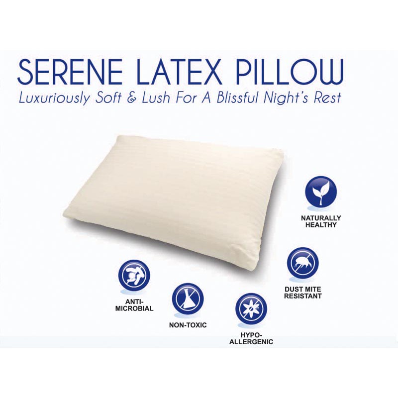 silentnight latex foam pillow