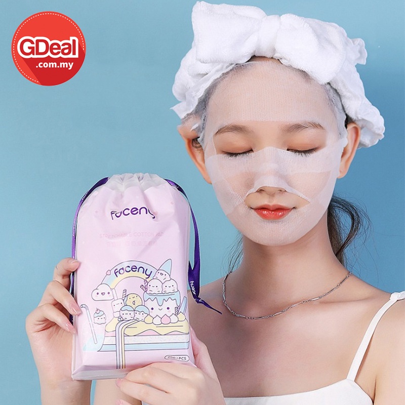 GDeal Cleansing Wet Compress Cotton Mummy Makeup Remover Tissue Cotton Thin Stretchable Makeup Removal Wipes