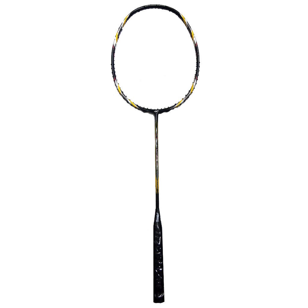 [FREE STRING] Ambros LX-312 Full Carbon Badminton Racket - Black/Yellow ...