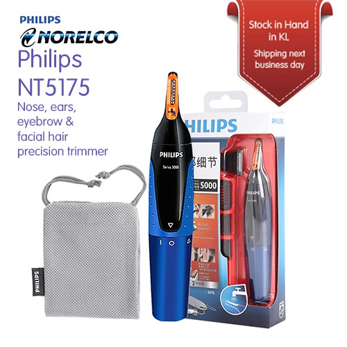 Philips Nt5175 Norelco Nose Trimmer Facial Hair Precision Trimmer