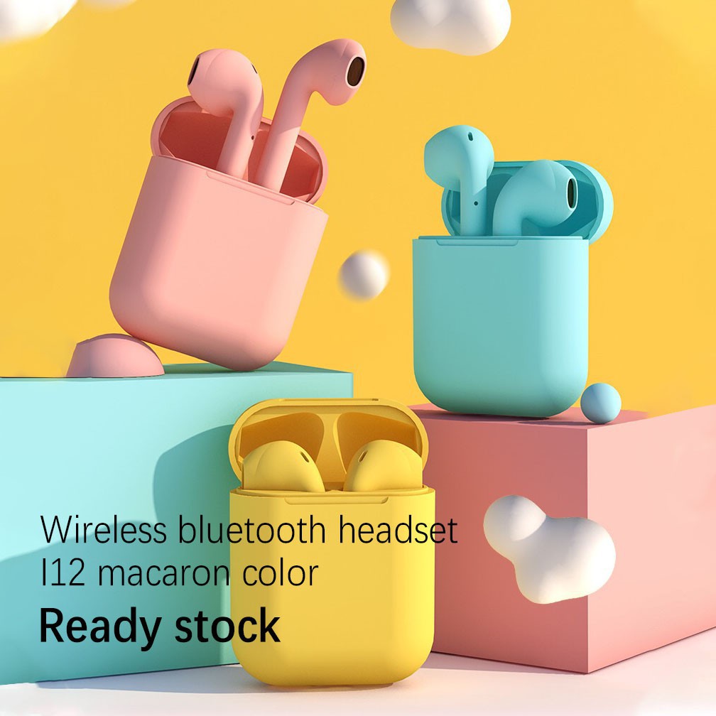 Free Gift】 Inpods12 Macaron Color Bluetooth Earphones Touch Control i12 Pro  TWS Wireless Airpods For iPhone 12 | Shopee Malaysia