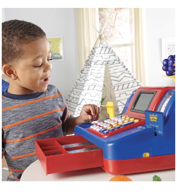 learning resources pretend & play teaching cash register