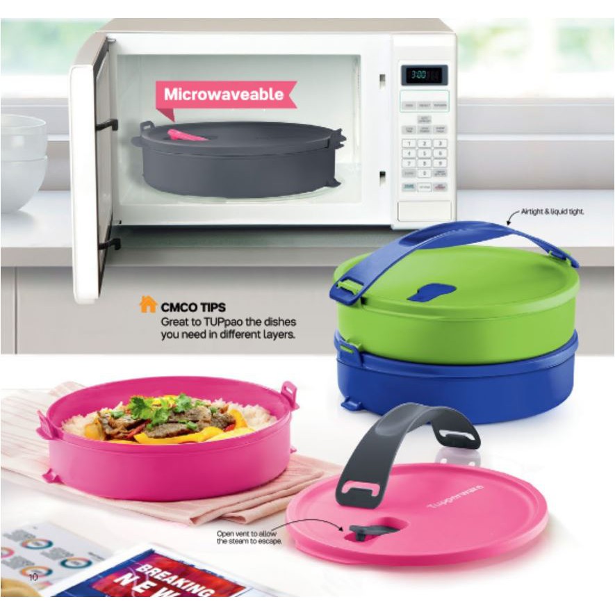 Tupperware Microwavable Round Click To Go