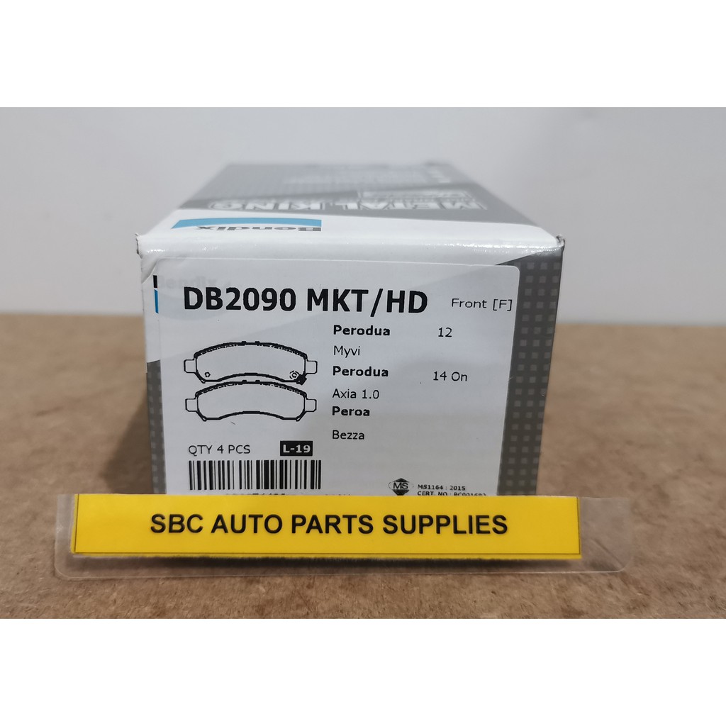SBC AUTO BENDIX METAL KING PERODUA MYVI LAGI BEST AXIA BEZZA BRAKE