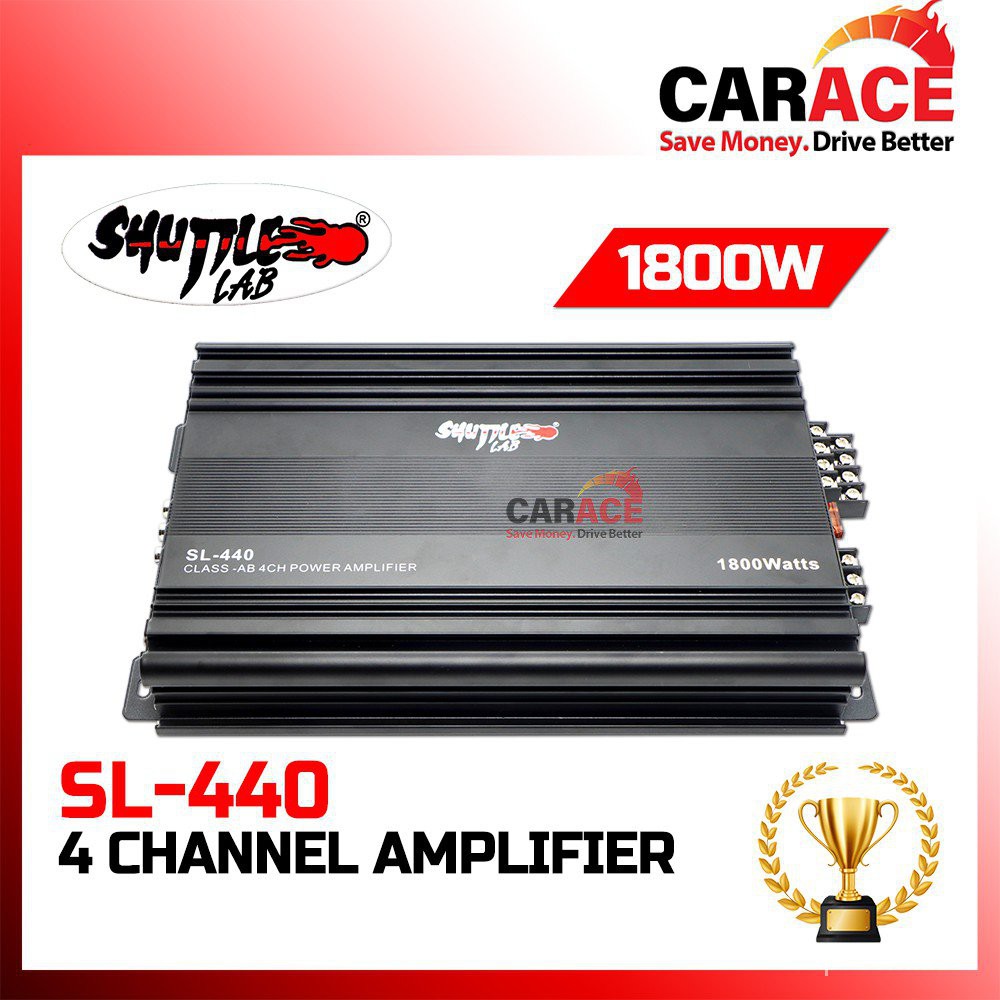 Shuttle lab sl-440 | 4 channel power amplifier mosfet | 4ch car power ...