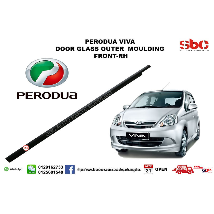 PERODUA VIVA DOOR OUTER MOULDING Shopee Malaysia