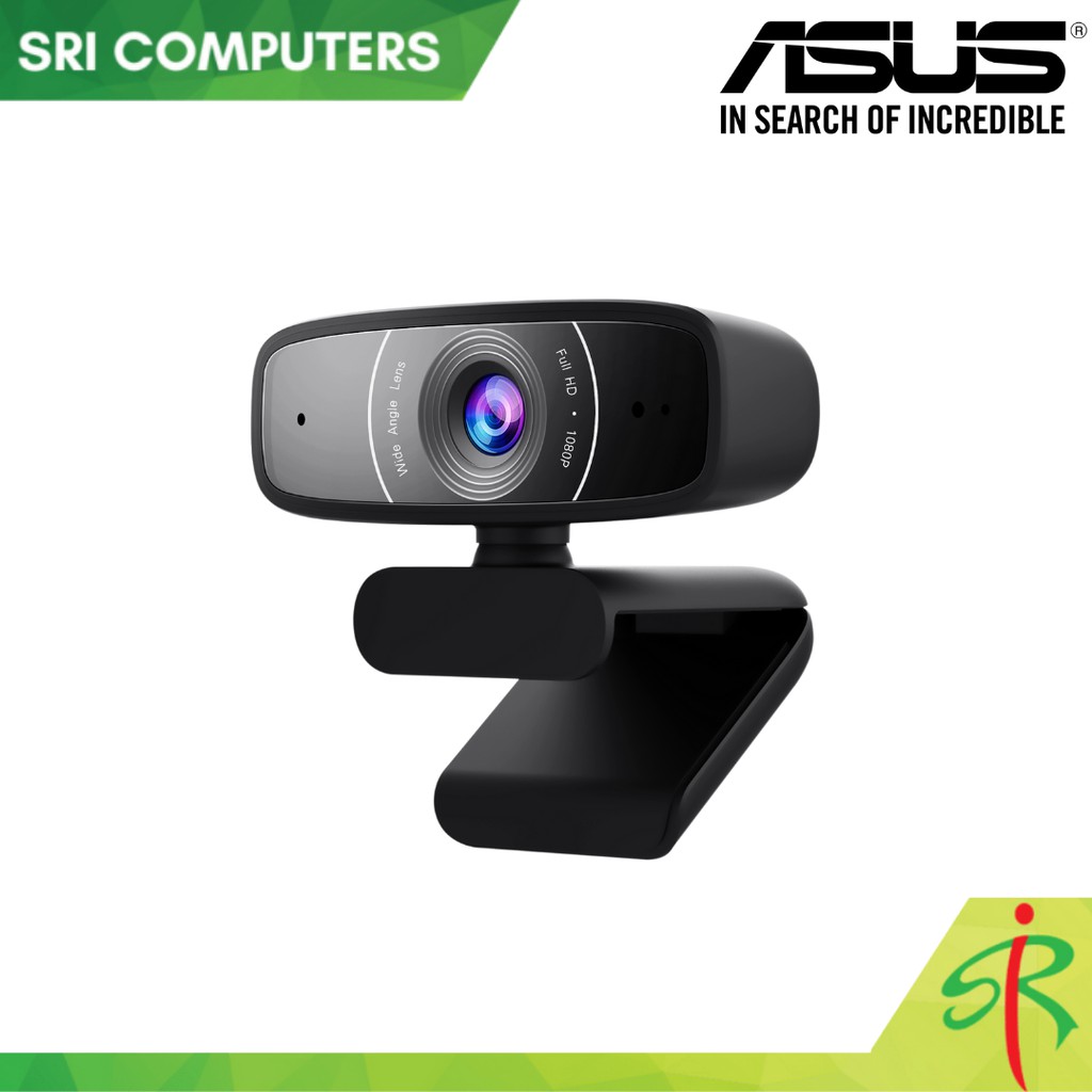 ASUS Webcam C3 - Full HD Webcam with Beamforming Microphone - Shopee Malaysia