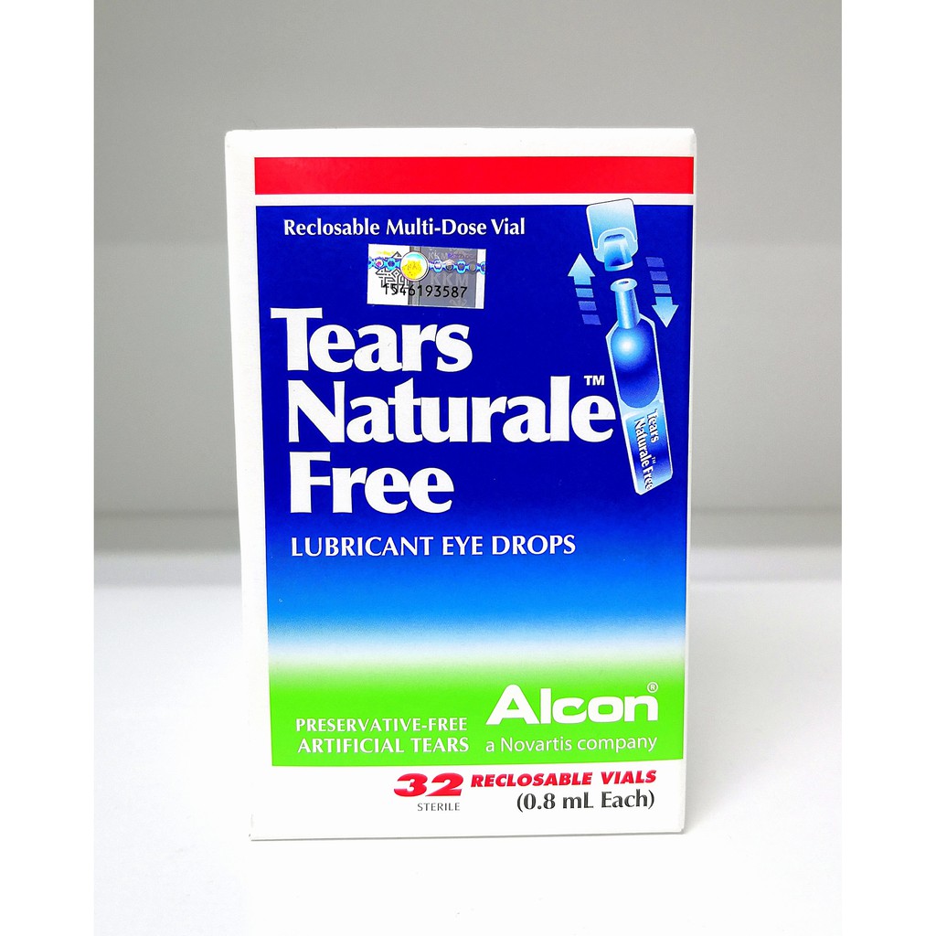 Tears Naturale Free Lubricant Eye Drops 0 8ml X 32 S Exp 9 20 Shopee Malaysia