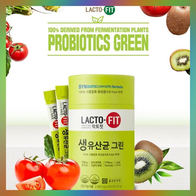 [Chong Kun Dang] Lacto Fit Green 5x Korean Probiotics 100g(2g x 60ea/Korea Probiotics/Lactofit