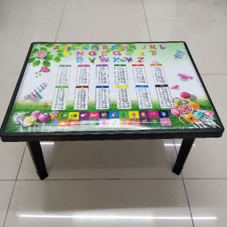 ABC Children Study Table Foldable Kids Table Portable 