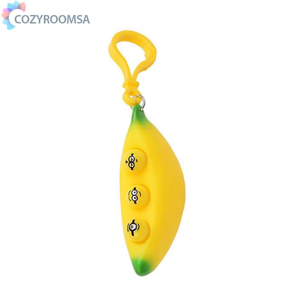Pop It Fidget Toy Bananas Squeeze Sensory Fidget Autism Relief Stress