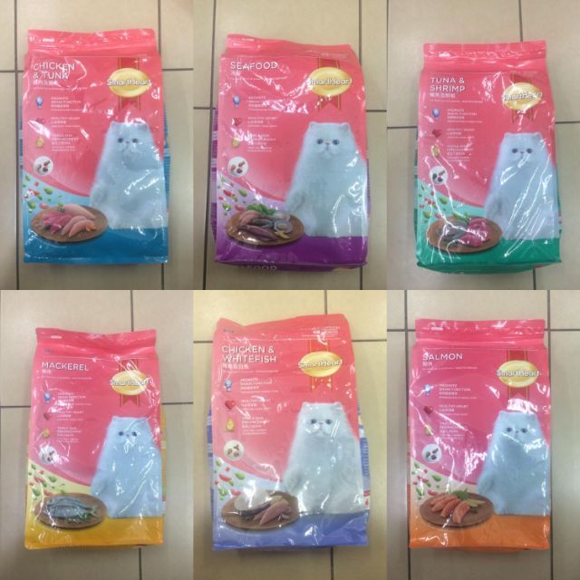 Smart heart 2.8kg - 3kg cat food makanan kucing smart heart heart 2.8kg