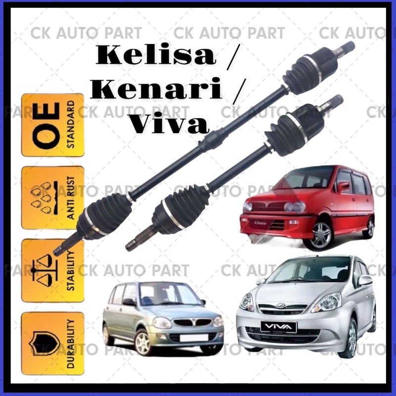 NEW PERODUA KELISA , KENARI , VIVA 660 850 1.0 AUTO MANUAL DRIVE SHAFT