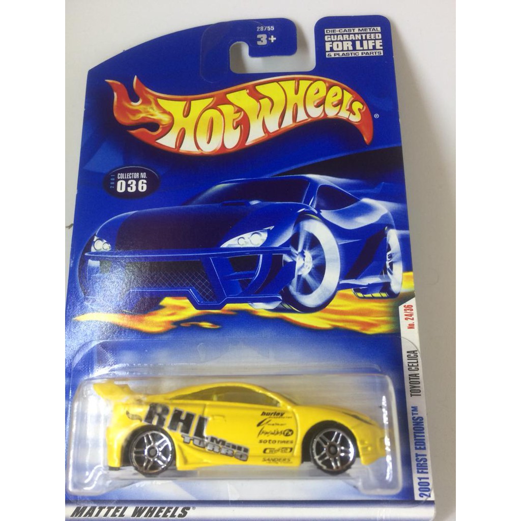 hot wheels toyota celica 2001