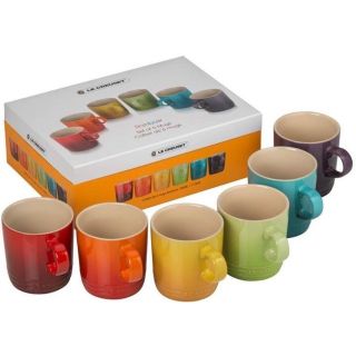 Le Creuset Mug set of 6pcs 350ml/pc (pre-order)  Shopee 
