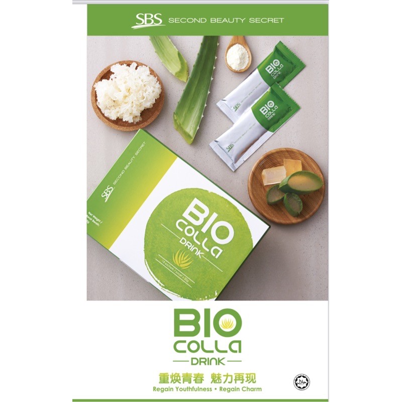 Promotion 1 Or 2boxes Sbs Sbsecret Original 正品18sachets Sbs Bio Colla Drink Soy Bean Drink With White Fungus喝出天然健康膨润肌