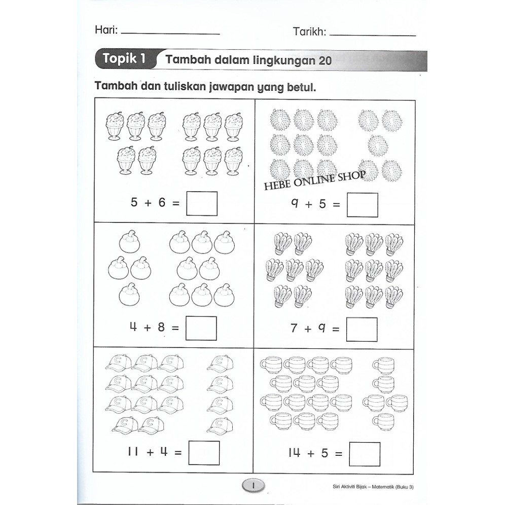 Soalan Matematik Tadika 5 Tahun Riset