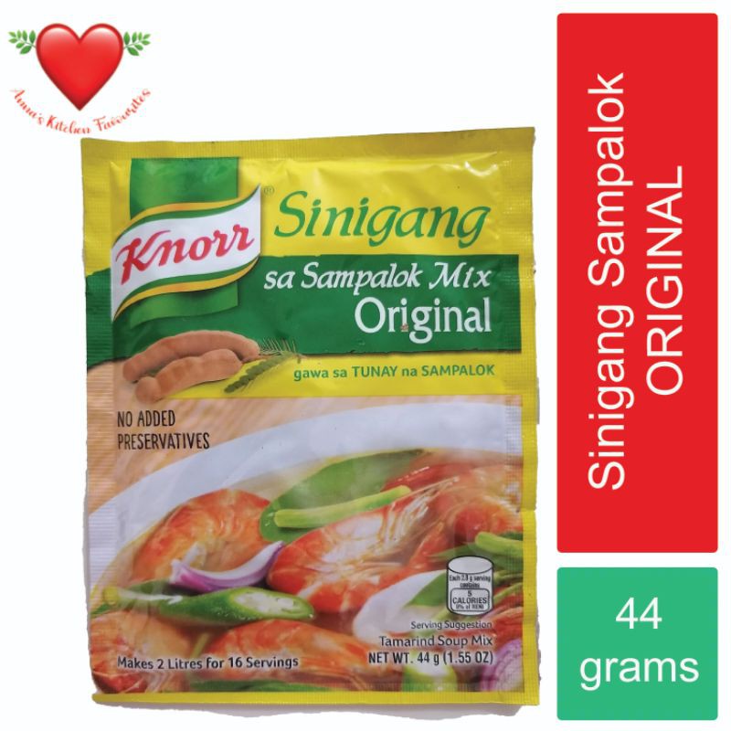 44 Grams Knorr Sinigang Sa Sampalok Mix Original Gabi