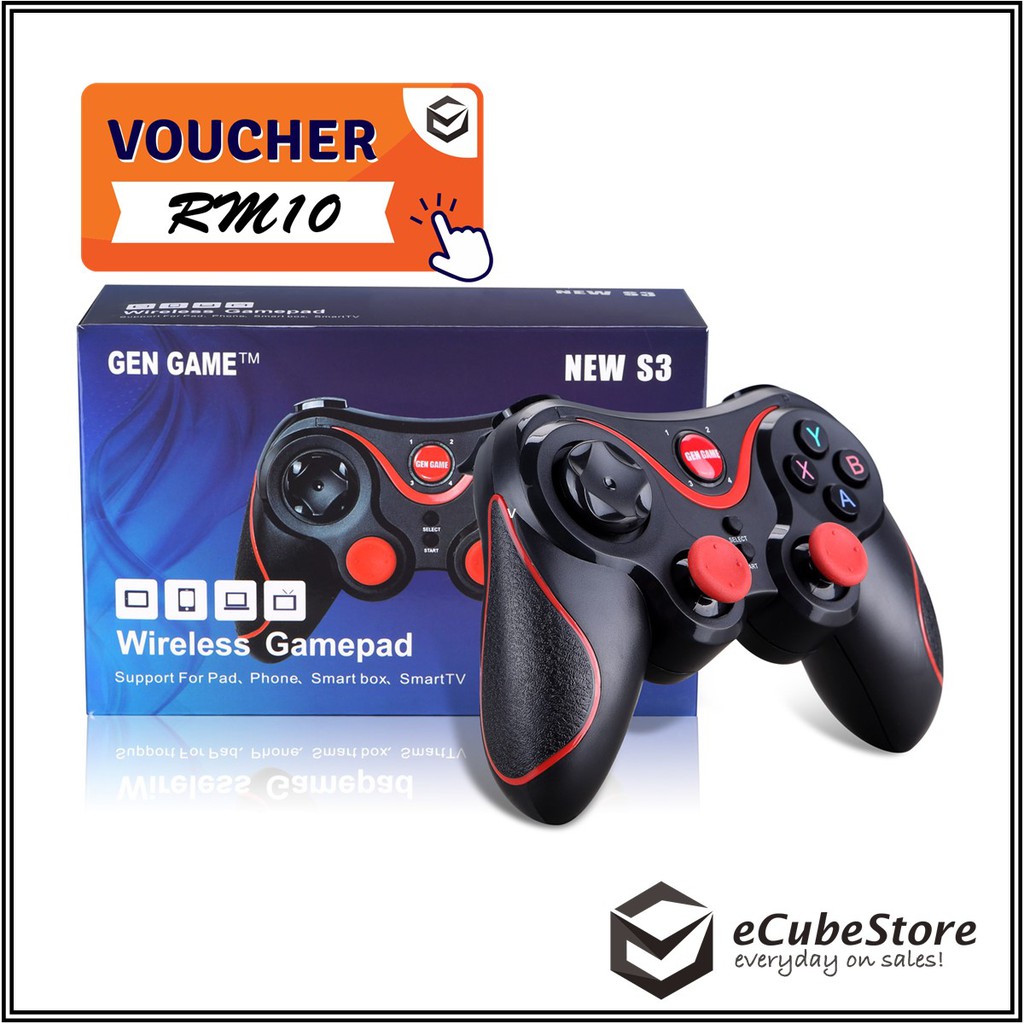 GEN GAME S3 Wireless Bluetooth Game Gamepad Controller S5 T3 Terios ...