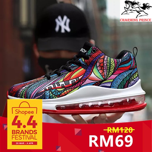 colorful running shoes