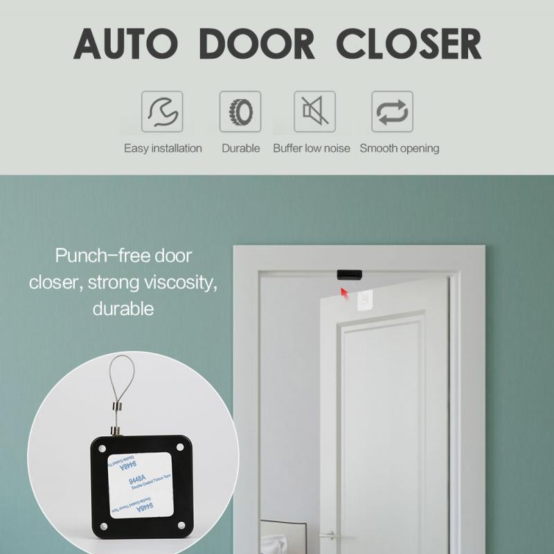 Door Closer PunchFree Automatic Sensor Door Closer Universal Door