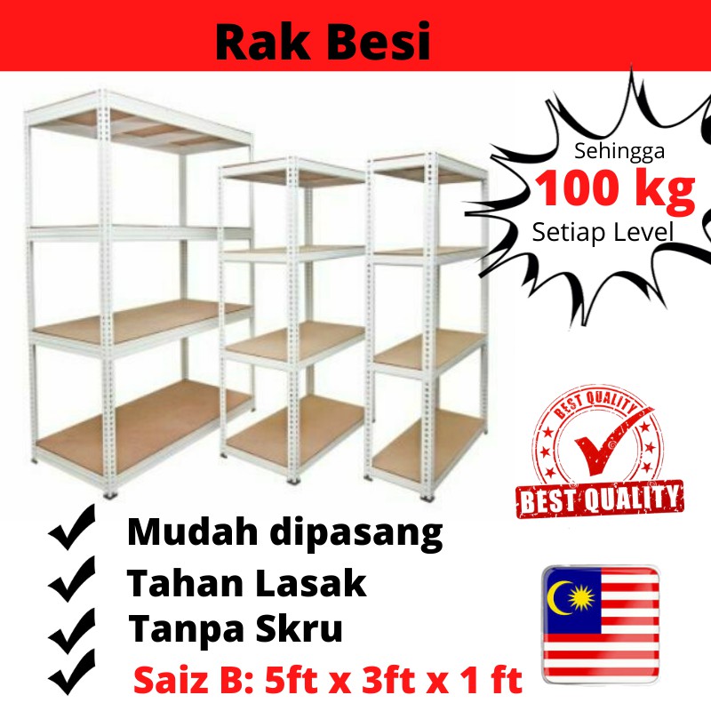  RAK  BESI  MUDAH ALIH STORAGE RACK DIY RAK  BESI  RAK  