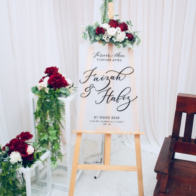 Custom Acrylic Board for Wedding/ Custom Board/ Wooden