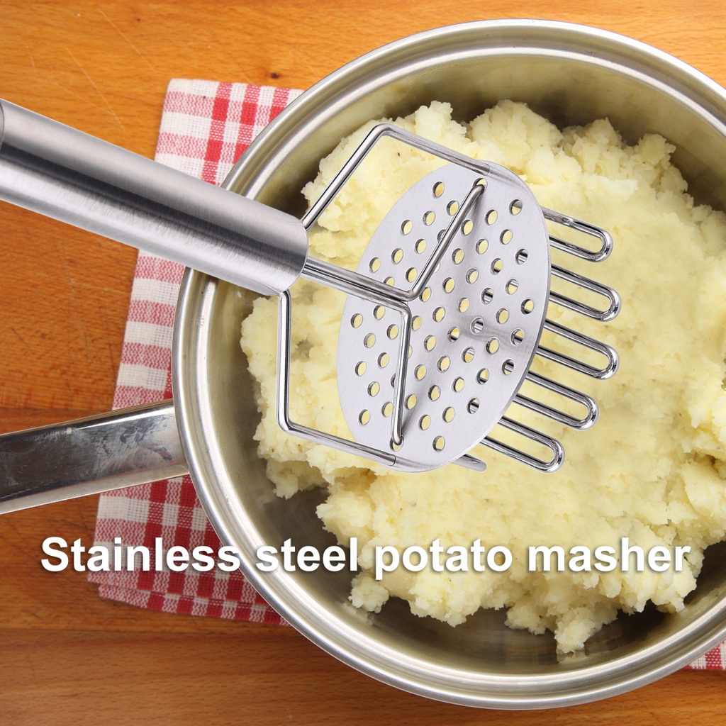 The Best Potato Mashers Of 2022 Stainless Steel Potato Masher Great