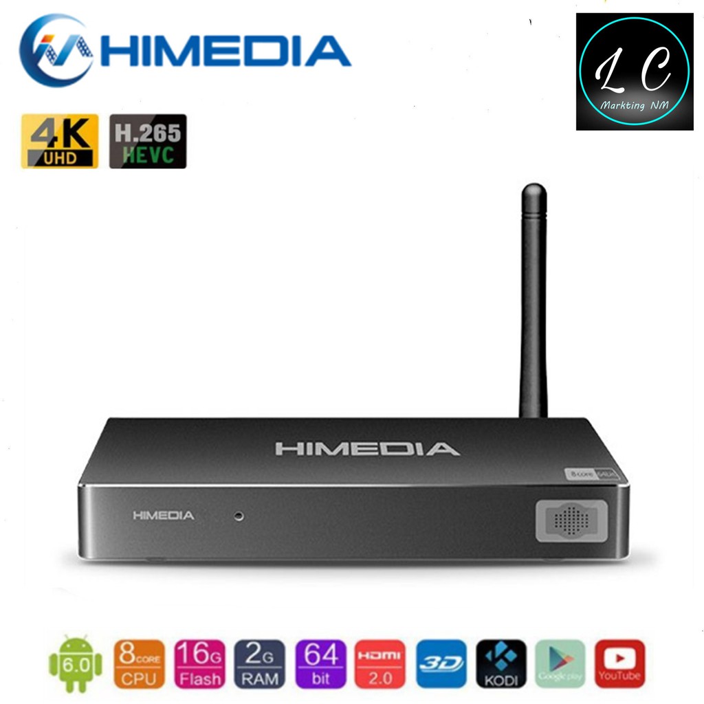 Himedia A5 Octa Core Amlogic S912 Android 6.0 4K Smart TV Box 2GB RAM/16GB ROM