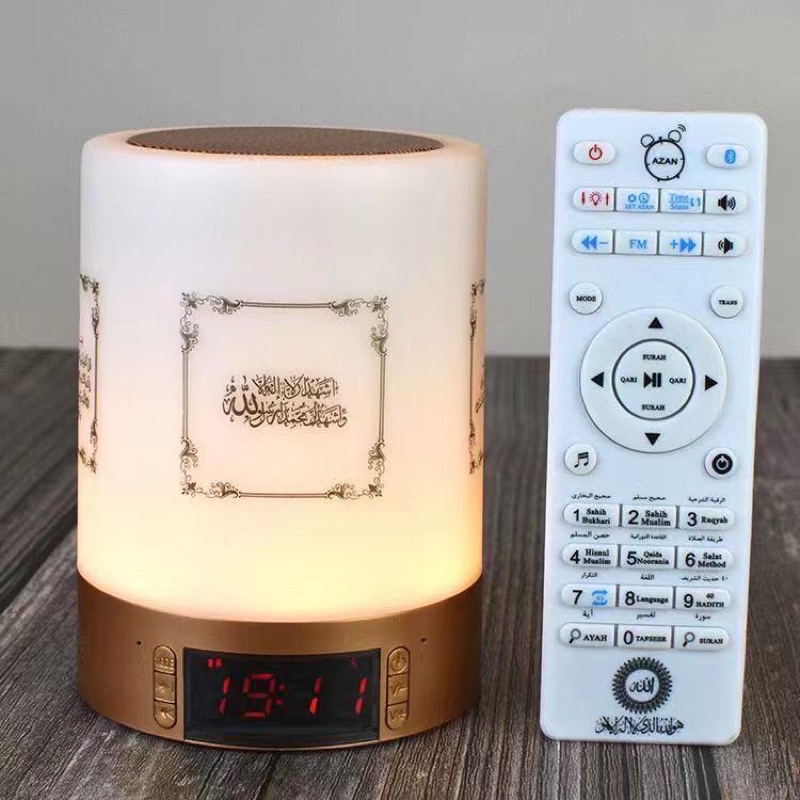 Stock New Mold Sq 1216 App Control Free 32g Usb Touch Lamp Portable Quran Speaker Mp3 Bluetooth Radio Fm Speaker Shopee Malaysia