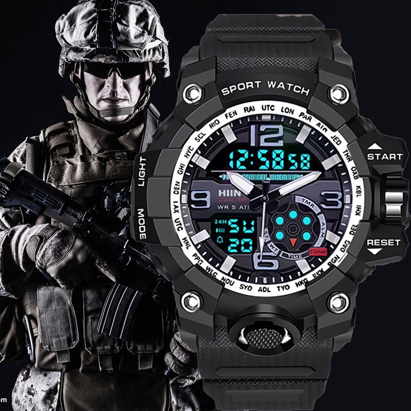 Men Watch Men's Trendy Sports Waterproof Electronic Special Forces