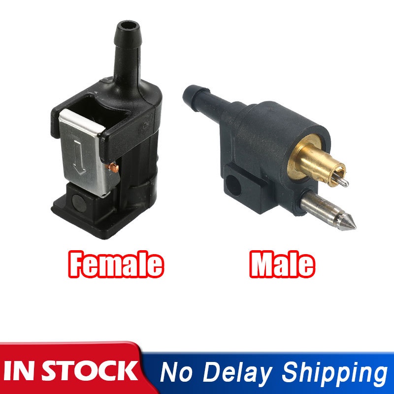 Outboard engine fuel line connector fit 1/4 "hose for Yamaha universal fuel hose socket engine
