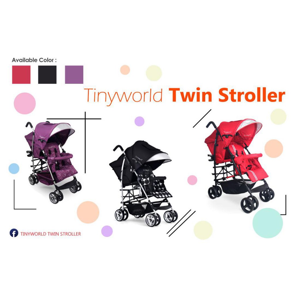 tinyworld twin stroller