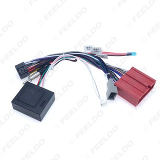 Car 16pin Stereo Radio Power Cable Adapter With Canbus Box Wiring