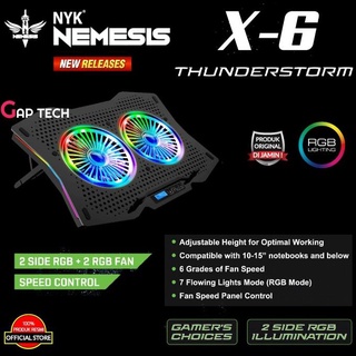 Nyk NEMESIS X6 / X 6 Years Old Gaming Cooling pad with RGB Original