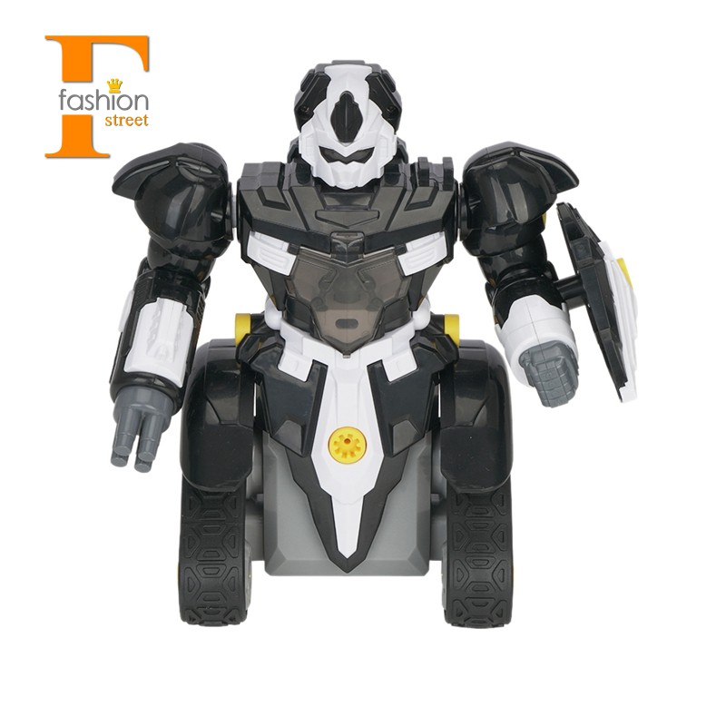 black and white remote control robot