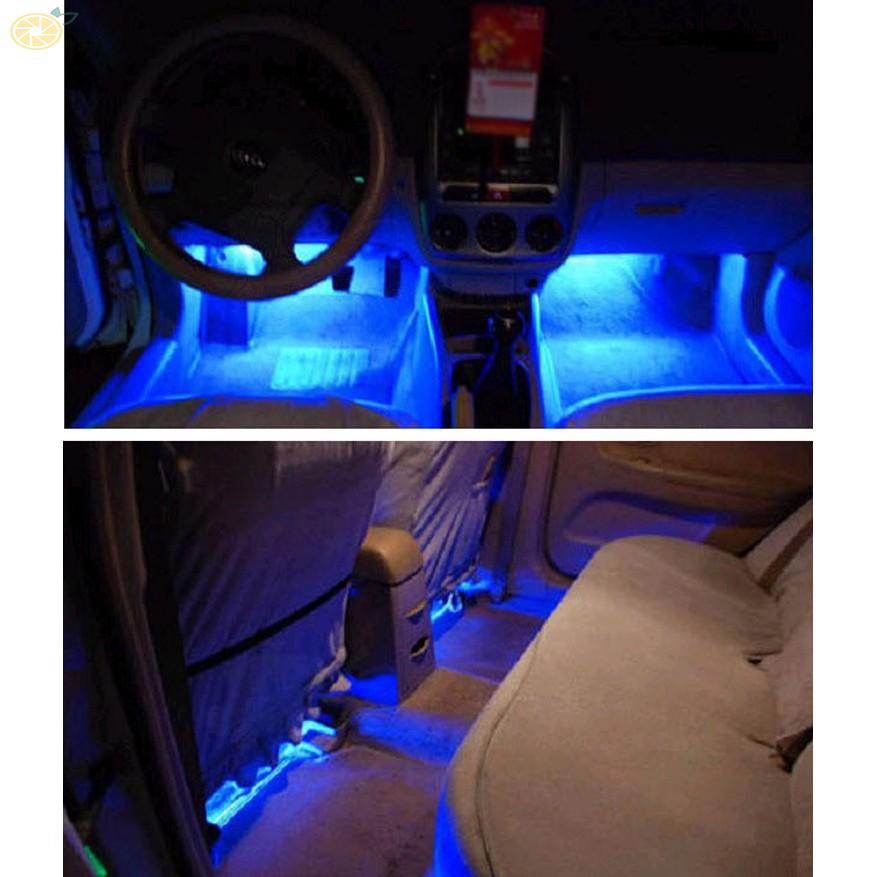 Neon Light Kits Waterproof Car Interior Floor Etmosphere