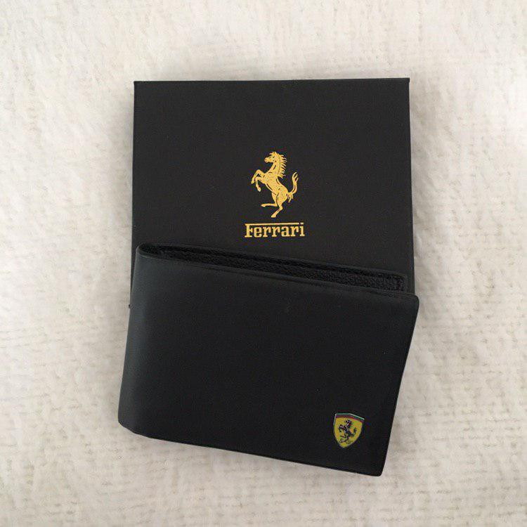 ferrari wallet black