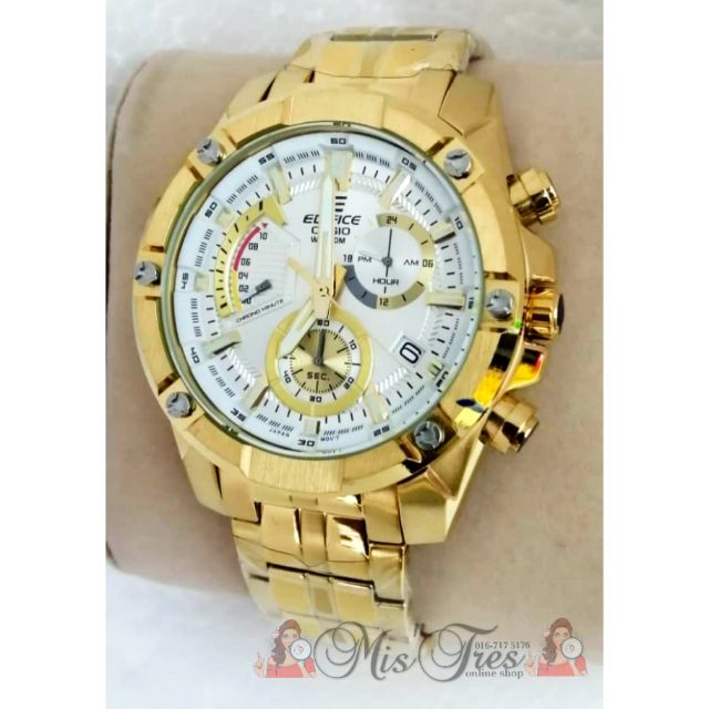 casio edifice gold colour