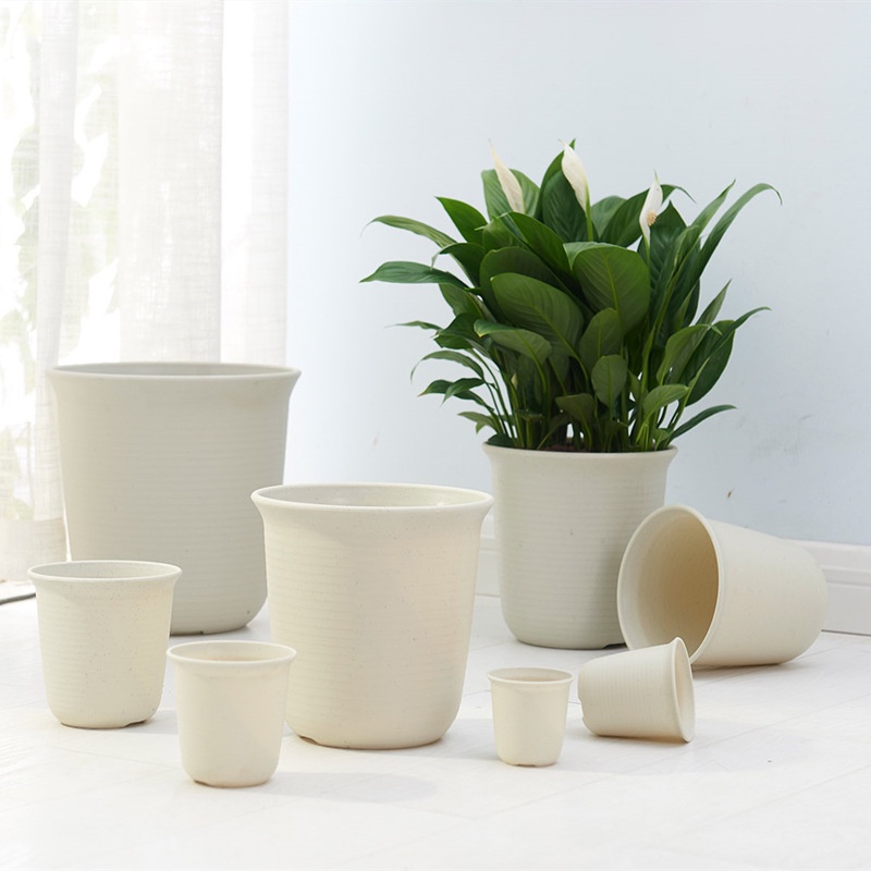 Succulent bowl long bowl deep thickened plastic flower pot succulent flower pot green plant pot planting pot 花盆 多肉花盆