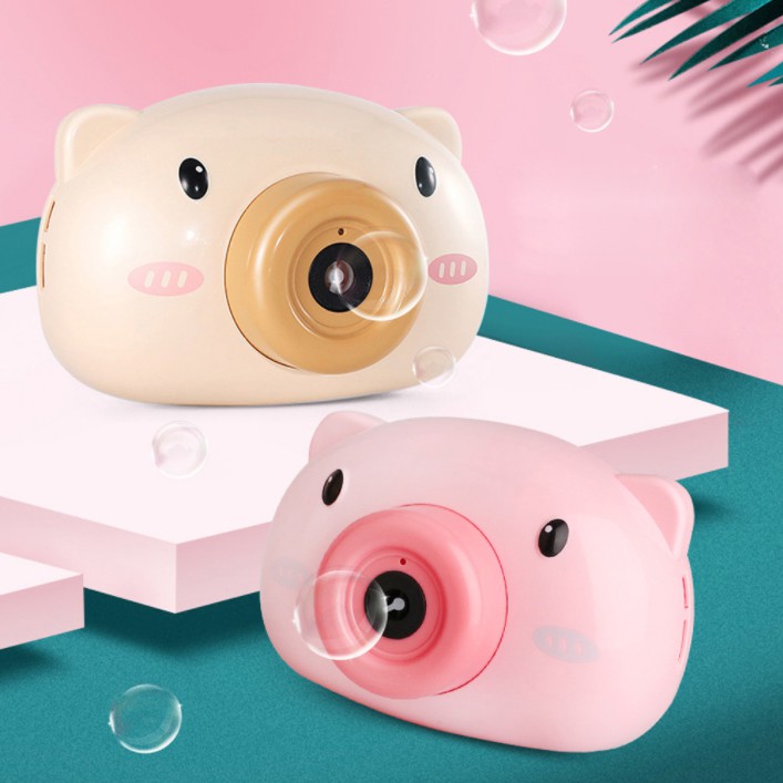 TIKTOK HOT Automatic Cute Piggy Bubble Camera Baby Machine Outdoor
