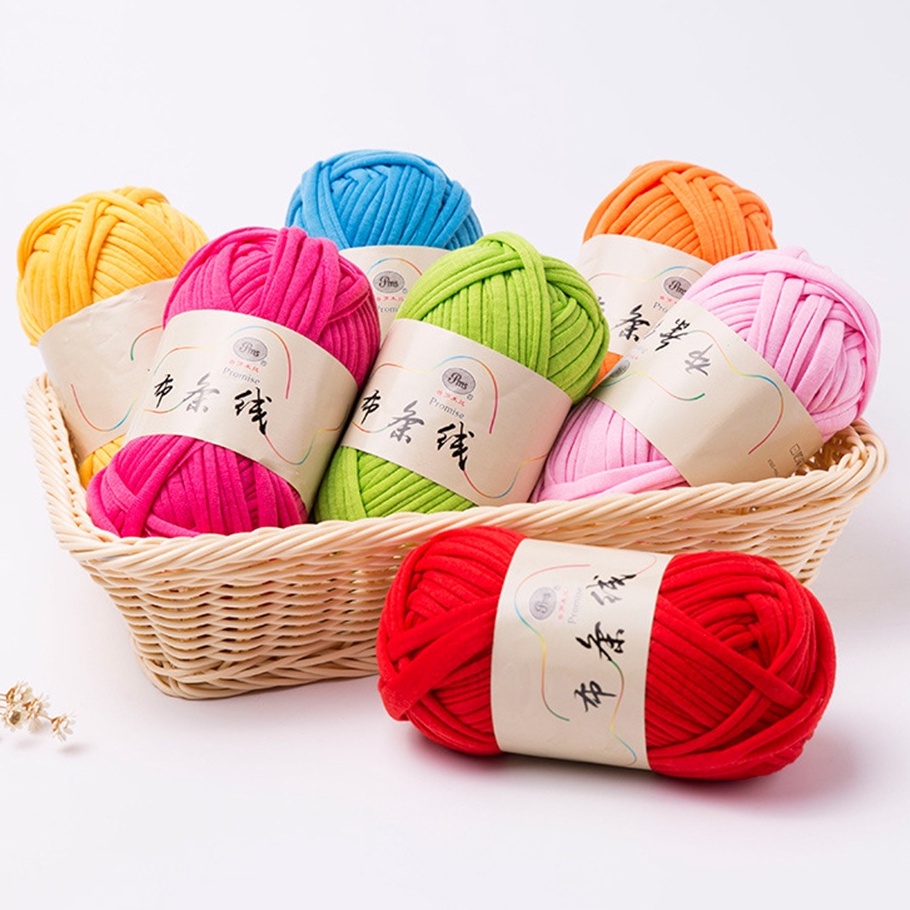 Hand-knit Woven Thread Thick Basket Blanket Braided DIY Crochet Cloth Fancy Yarn L31