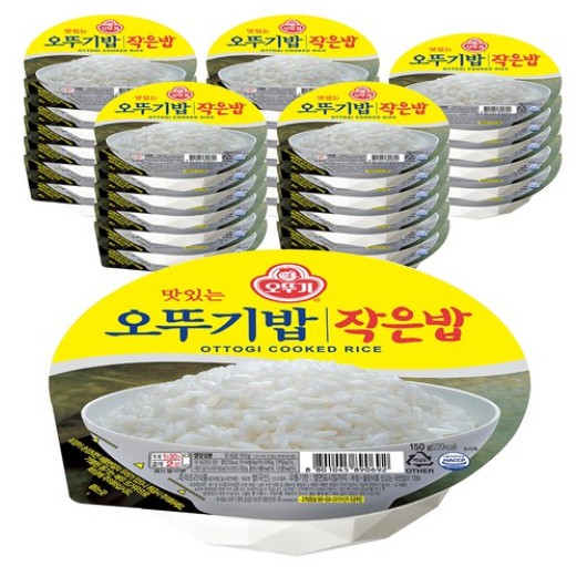 [RICE] Korean Ottogi Delicious Small Rice 150g x 6ea x 1box | Shopee ...