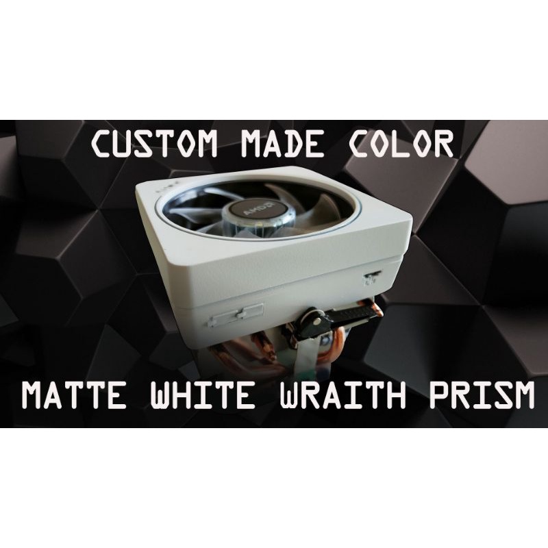 Matte White wraith Prism CPU cooler | Shopee Malaysia