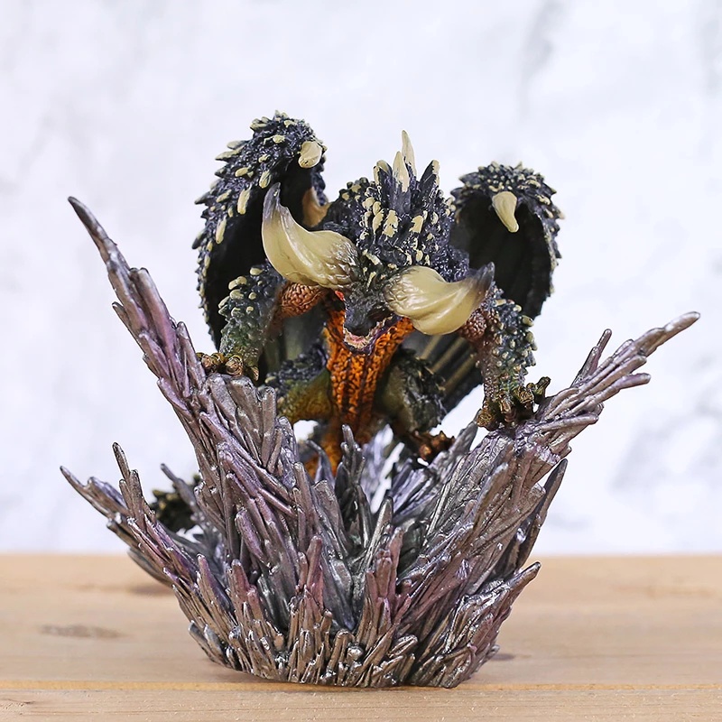 Monster Hunter World Cover Monsters Nergigante Dragon Statue PVC Figure Model Toy