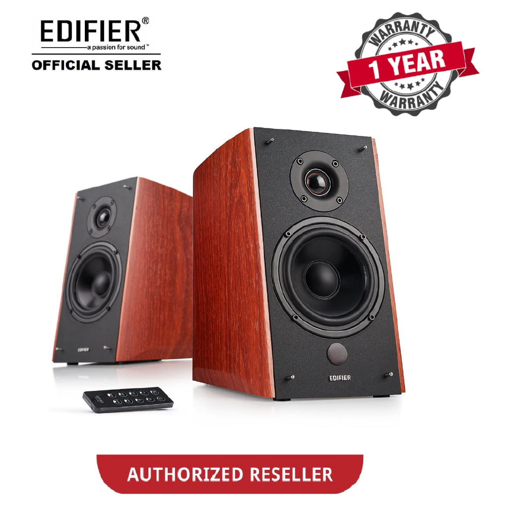 Edifier R2000db Bluetooth Bookshelf 20 Speaker Brown Wood Shopee Malaysia 8219