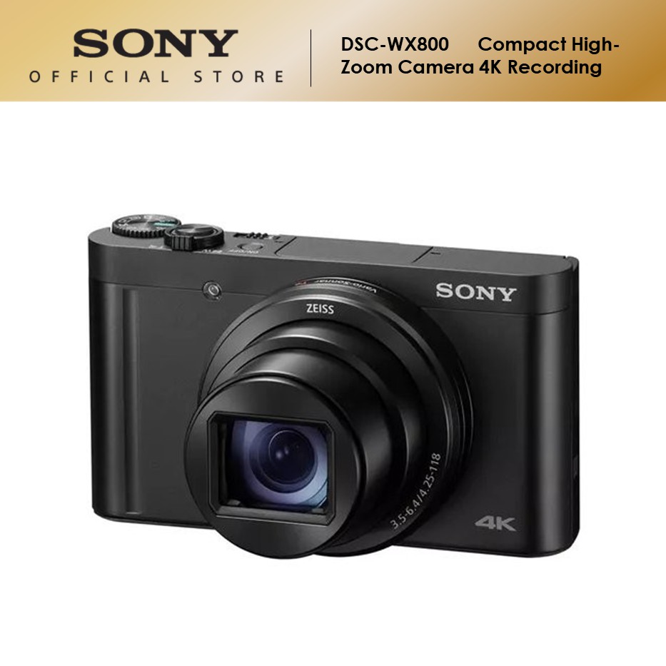 Sony DSC-WX800 Compact High-Zoom Camera 4K Recording