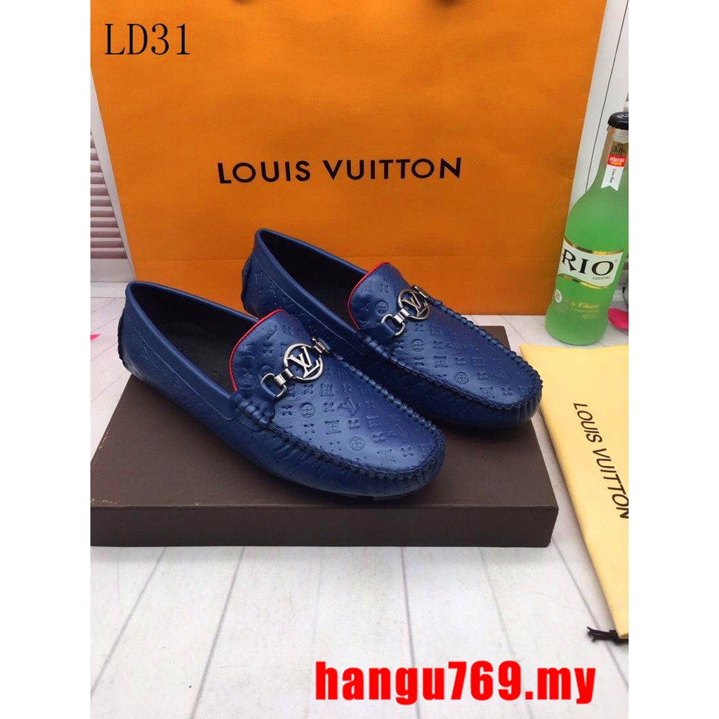 blue louis vuitton shoes